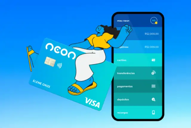 Cartão de Crédito Neon Visa Internacional: mais detalhes